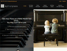 Tablet Screenshot of myfirstpiano.net
